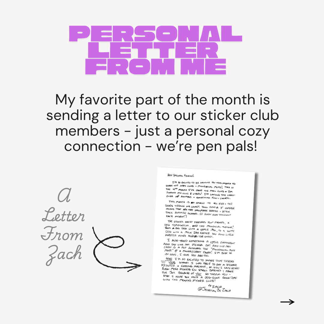 August Sticker Club | Bunnies Who Journal