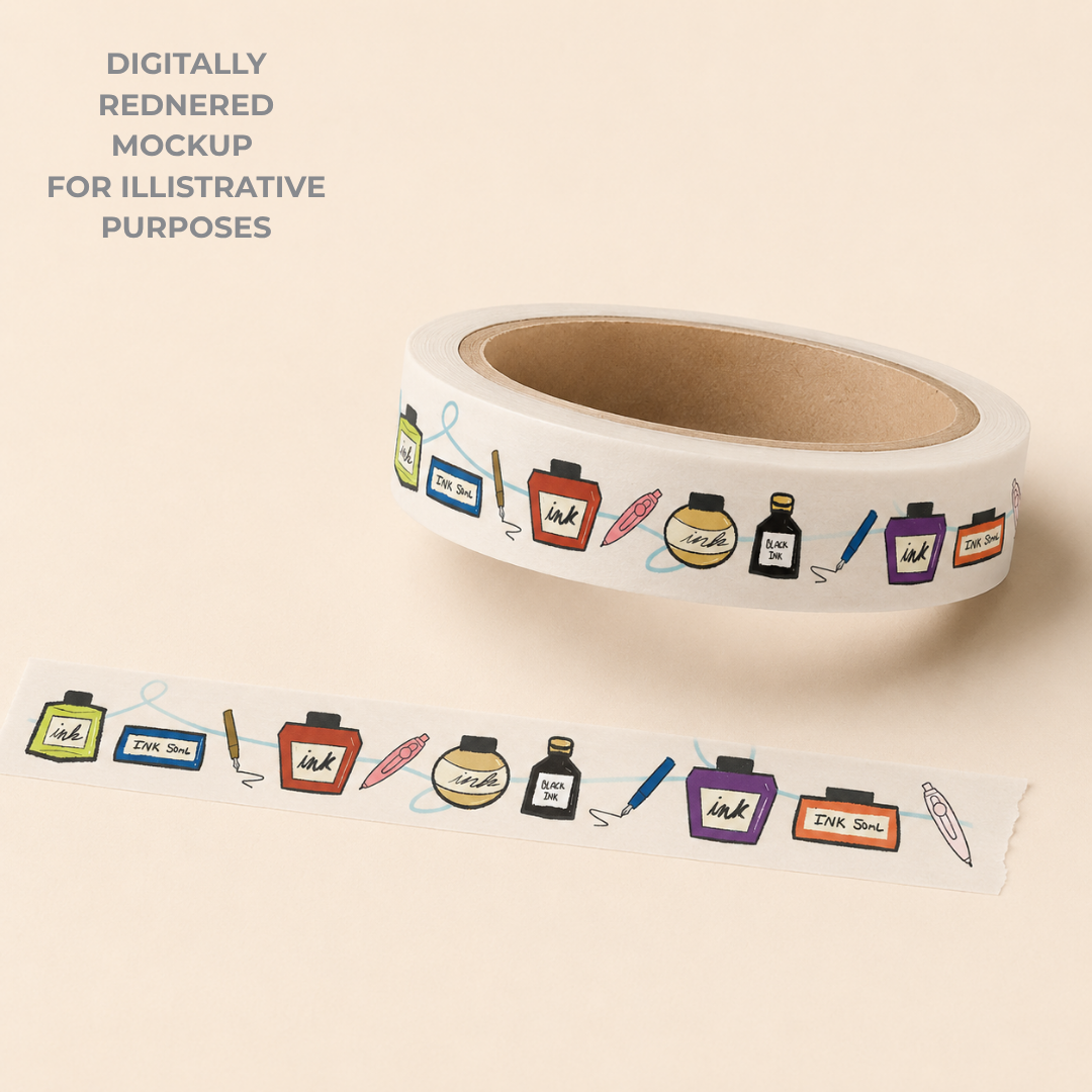 (PRE-ORDER) Pens & Inks | Washi Tape
