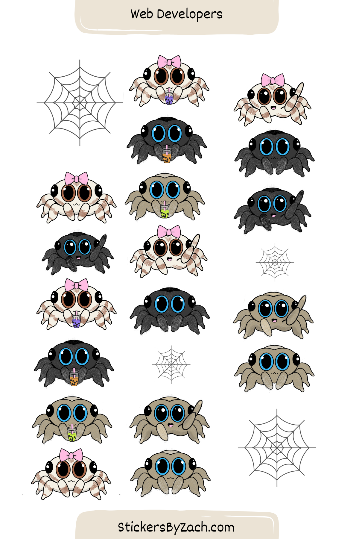 Web Developers | Sticker Sheet