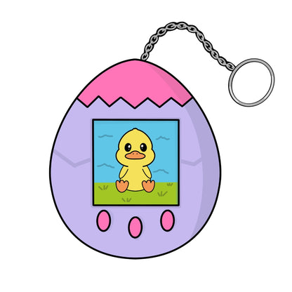 Digital Duckling Virtual Pet | Vinyl Sticker