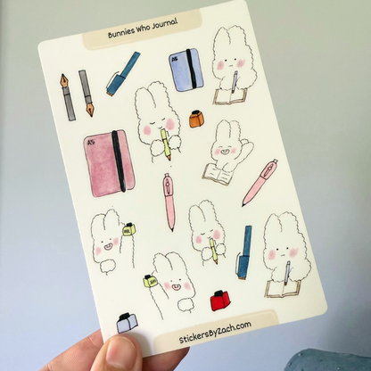 Bunnies Who Journal | Sticker Sheet