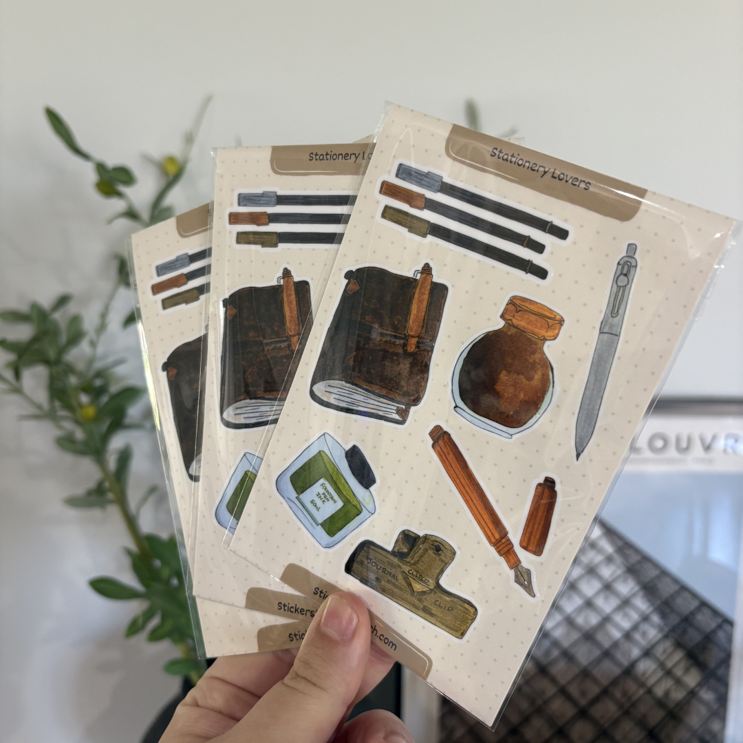 Stationery Lover | Sticker Sheet