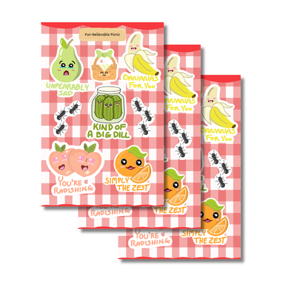 Pun-believable Picnic Sticker Sheet