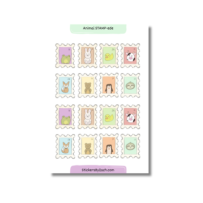 Animal STAMP-ede | Translucent Sticker Sheet