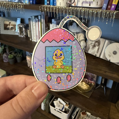 Digital Duckling Virtual Pet | Vinyl Sticker