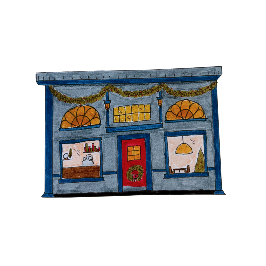 Holiday Village Sticker Sheet