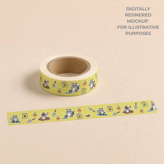 Rascally Raccoons | Washi Tape
