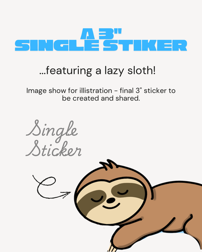 July Sticker Club | Summertime Sloths