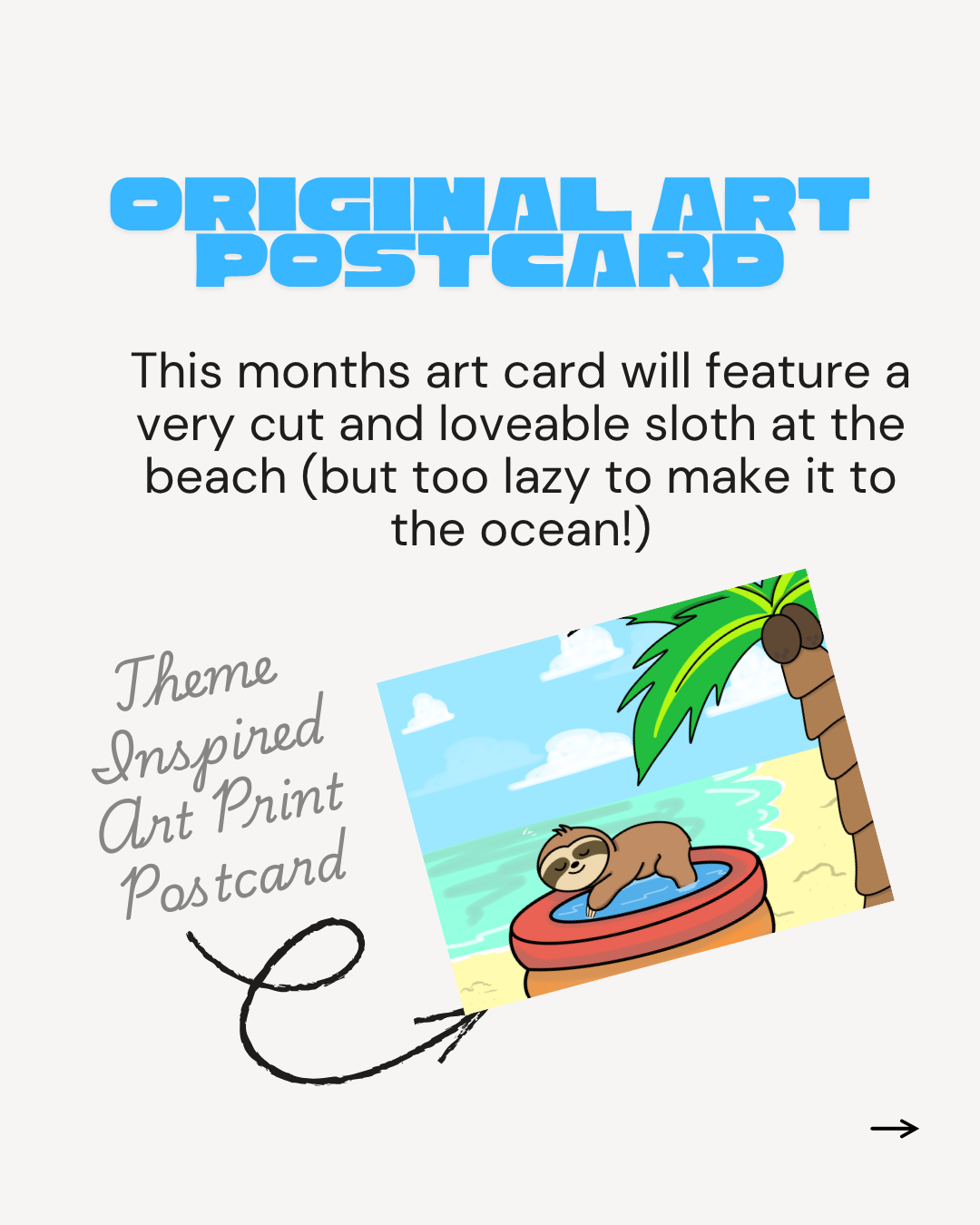 July Sticker Club | Summertime Sloths