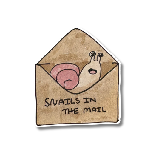 Snails in the Mail | Single Sticker