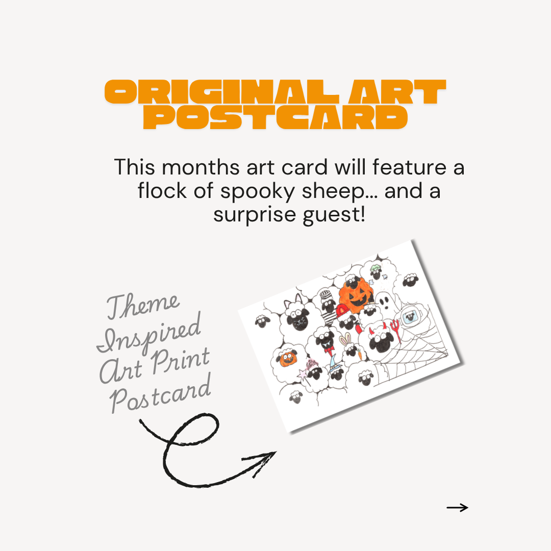 October Sticker Club | Spooky Sheep