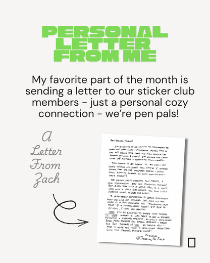 September Sticker Club | Educated Elephants