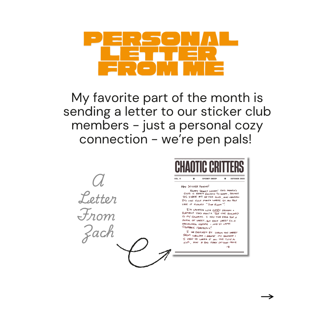November Sticker Club | Squash the Beef