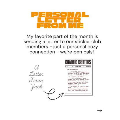 November Sticker Club | Squash the Beef