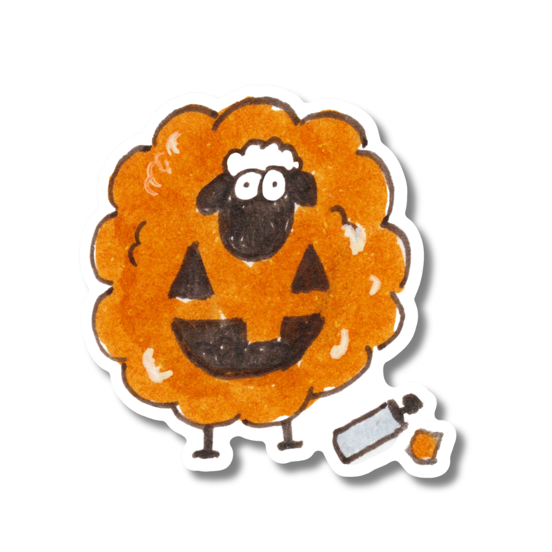 Spooky Sheep | Single Sticker