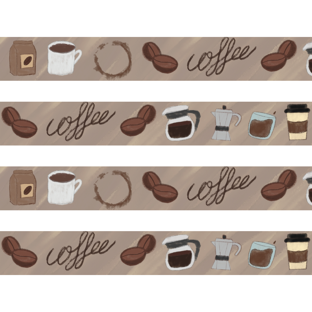 (PRE-ORDER) Coffee Lovers | Washi Tape