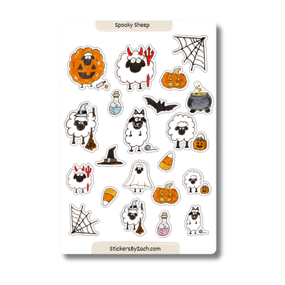 Spooky Sheep | Sticker Sheet