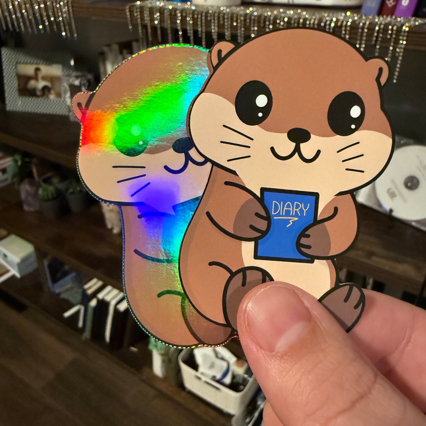 Diary of an Otter | Single Vinyl Sticker