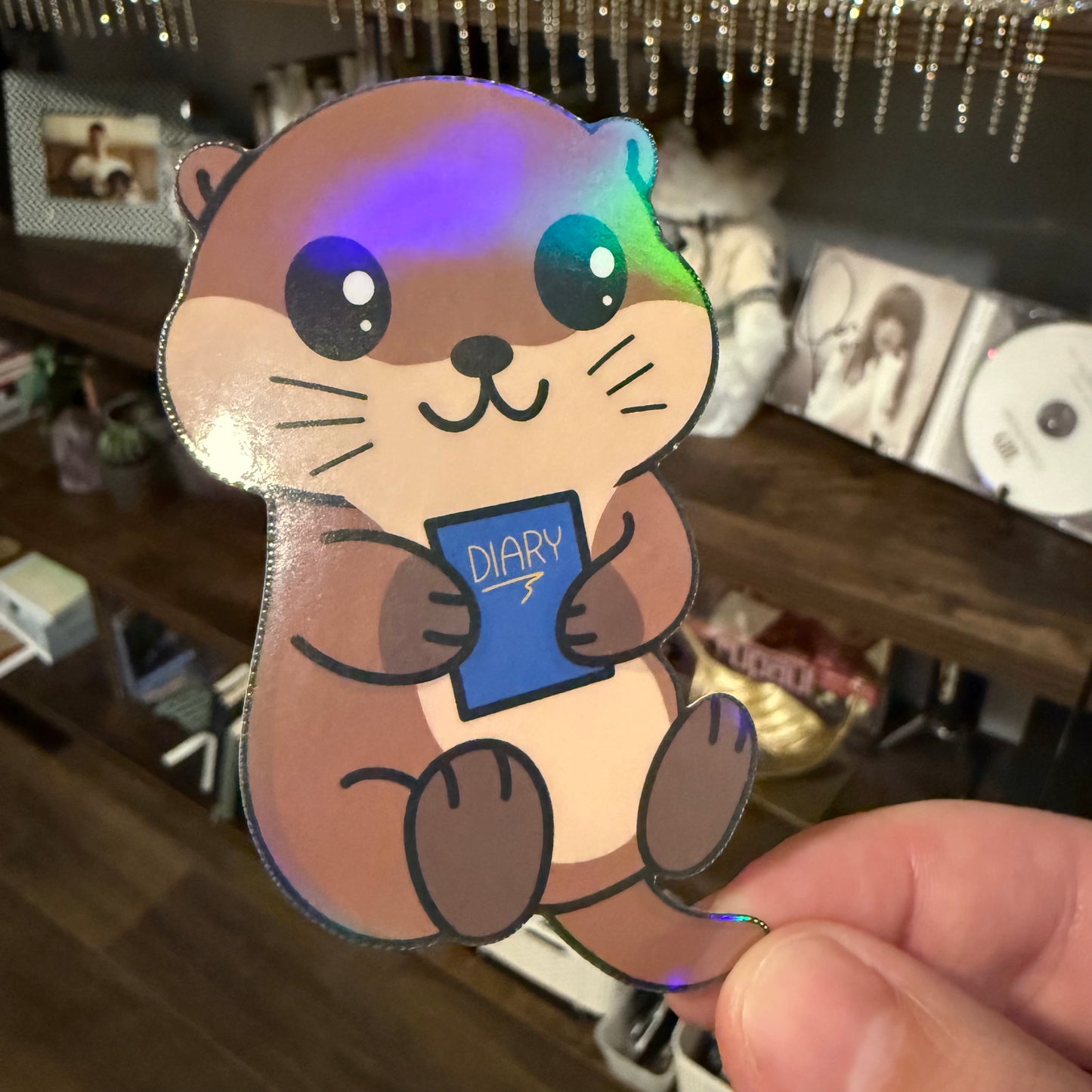 Diary of an Otter | Single Vinyl Sticker