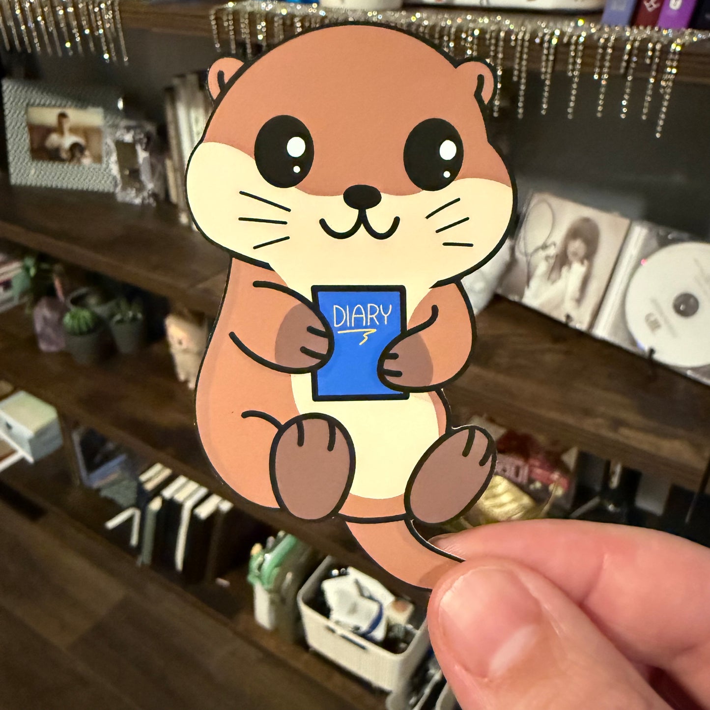 Diary of an Otter | Single Vinyl Sticker