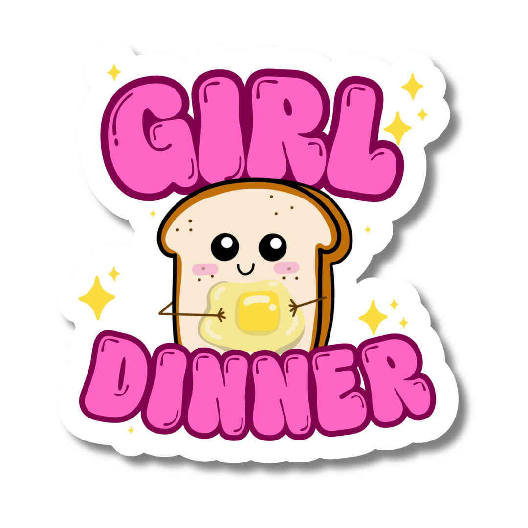 Girl Dinner | Single Sticker