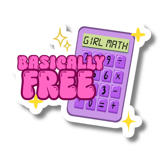 Girl Math | Single Sticker