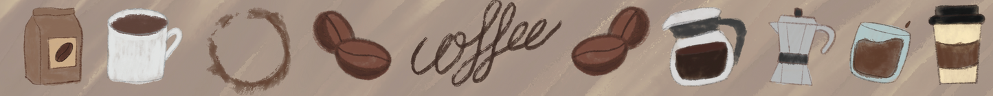 (PRE-ORDER) Coffee Lovers | Washi Tape