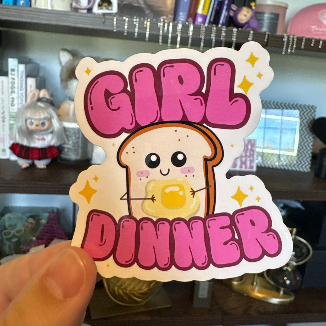 Girl Dinner | Single Sticker
