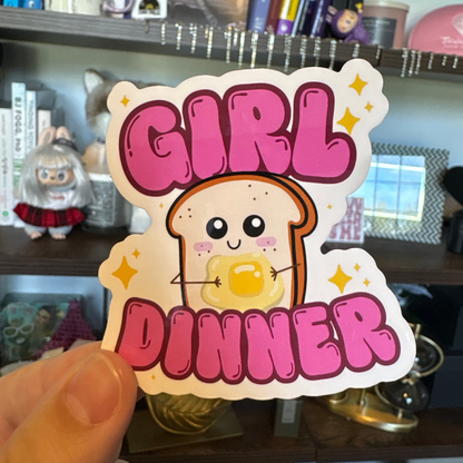 Girl Dinner | Single Sticker