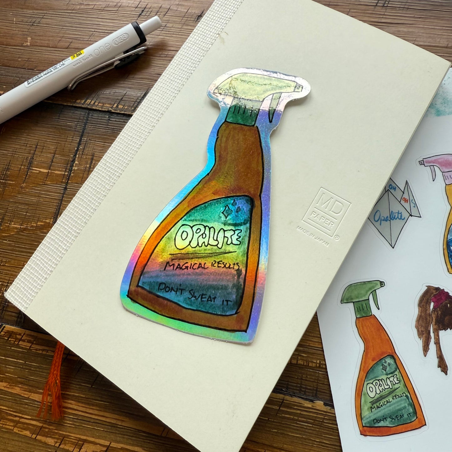 Opalite Single Holo Vinyl Sticker