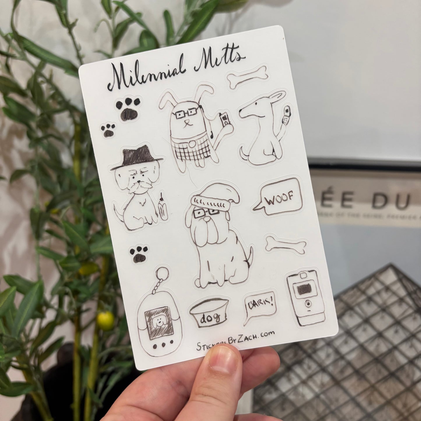 Millennial Mutts Sticker Sheet