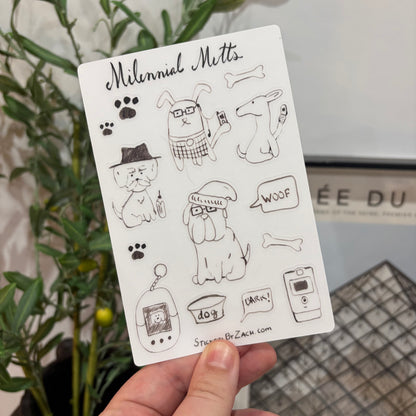 Millennial Mutts Sticker Sheet