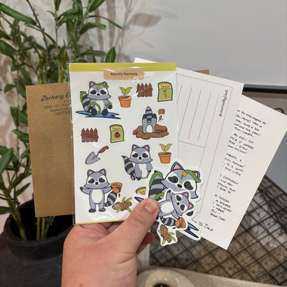 Rascally Raccoons | Sticker Sheet