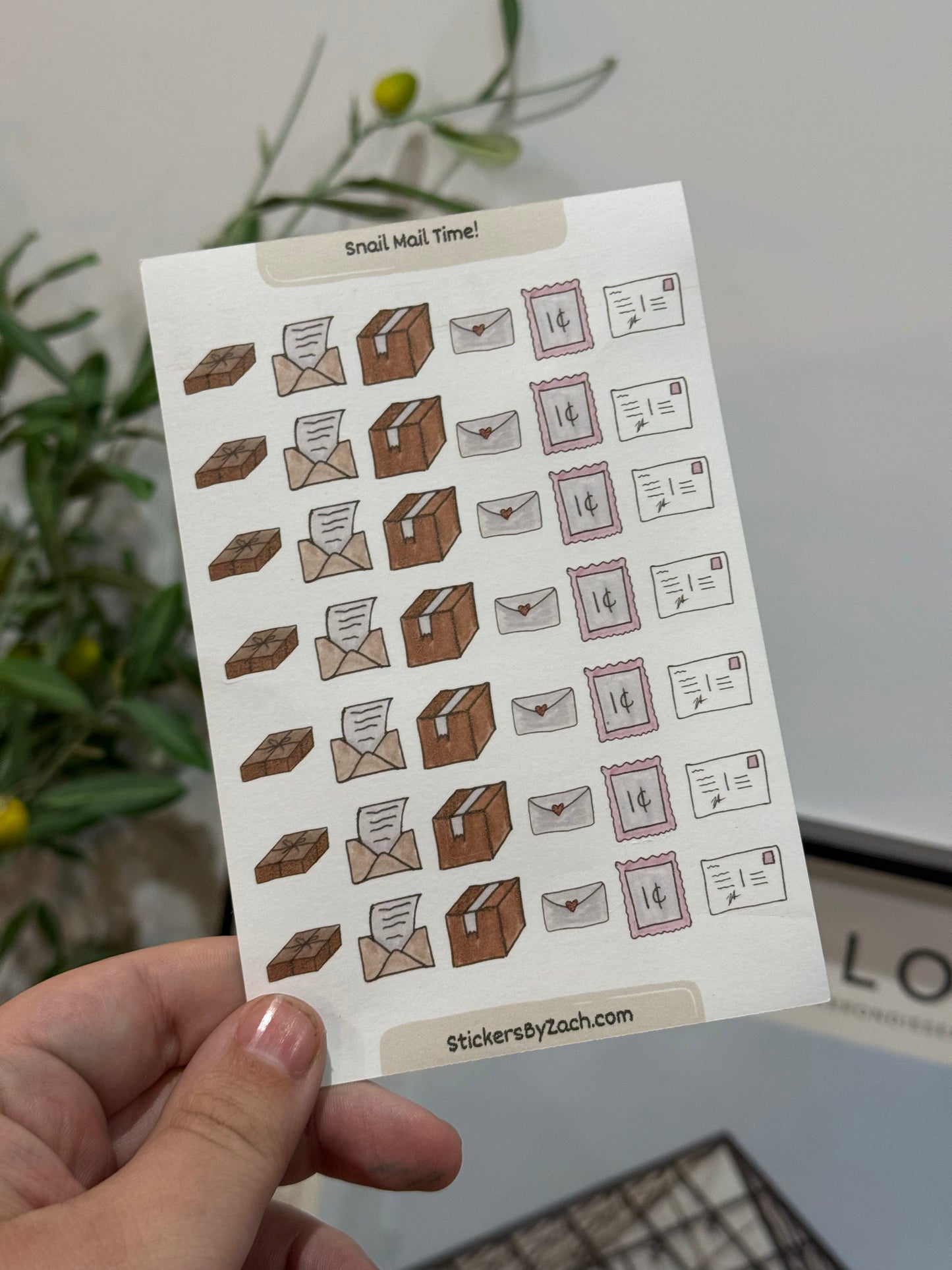 Mail Time | Washi Sticker Sheet
