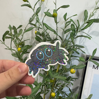 Jumping Spider Says Hi | Single Vinyl Sticker