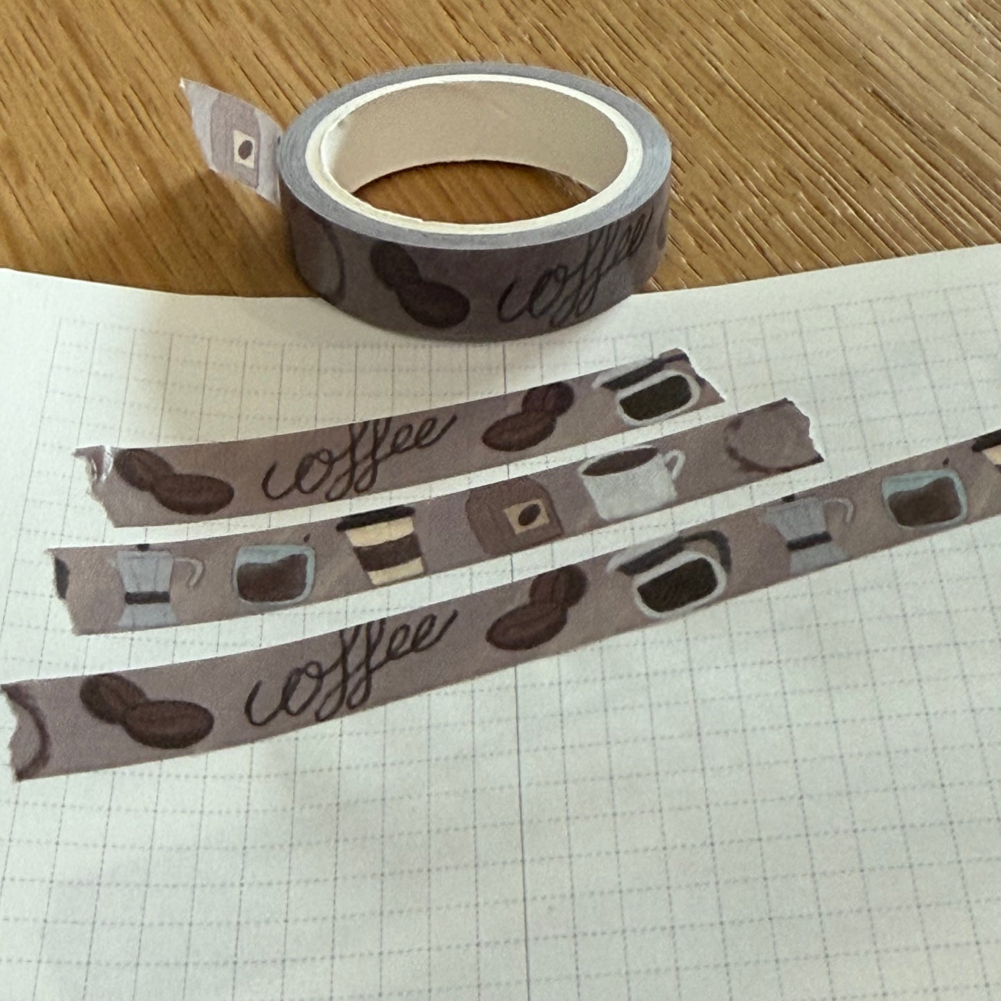 Coffee Lovers | Mini Washi Tape