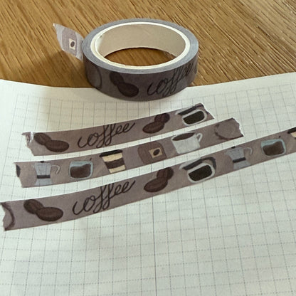 Coffee Lovers | Mini Washi Tape