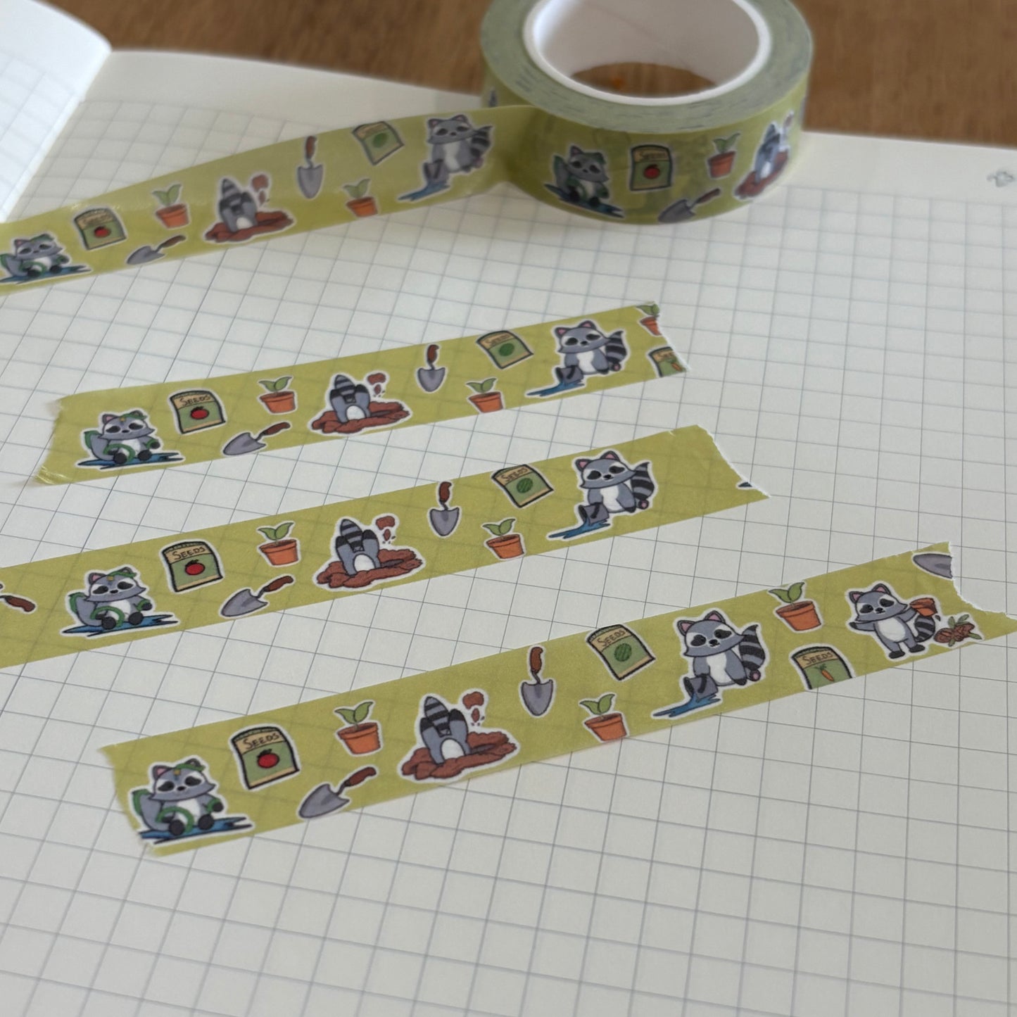 Rascally Raccoons | Washi Tape