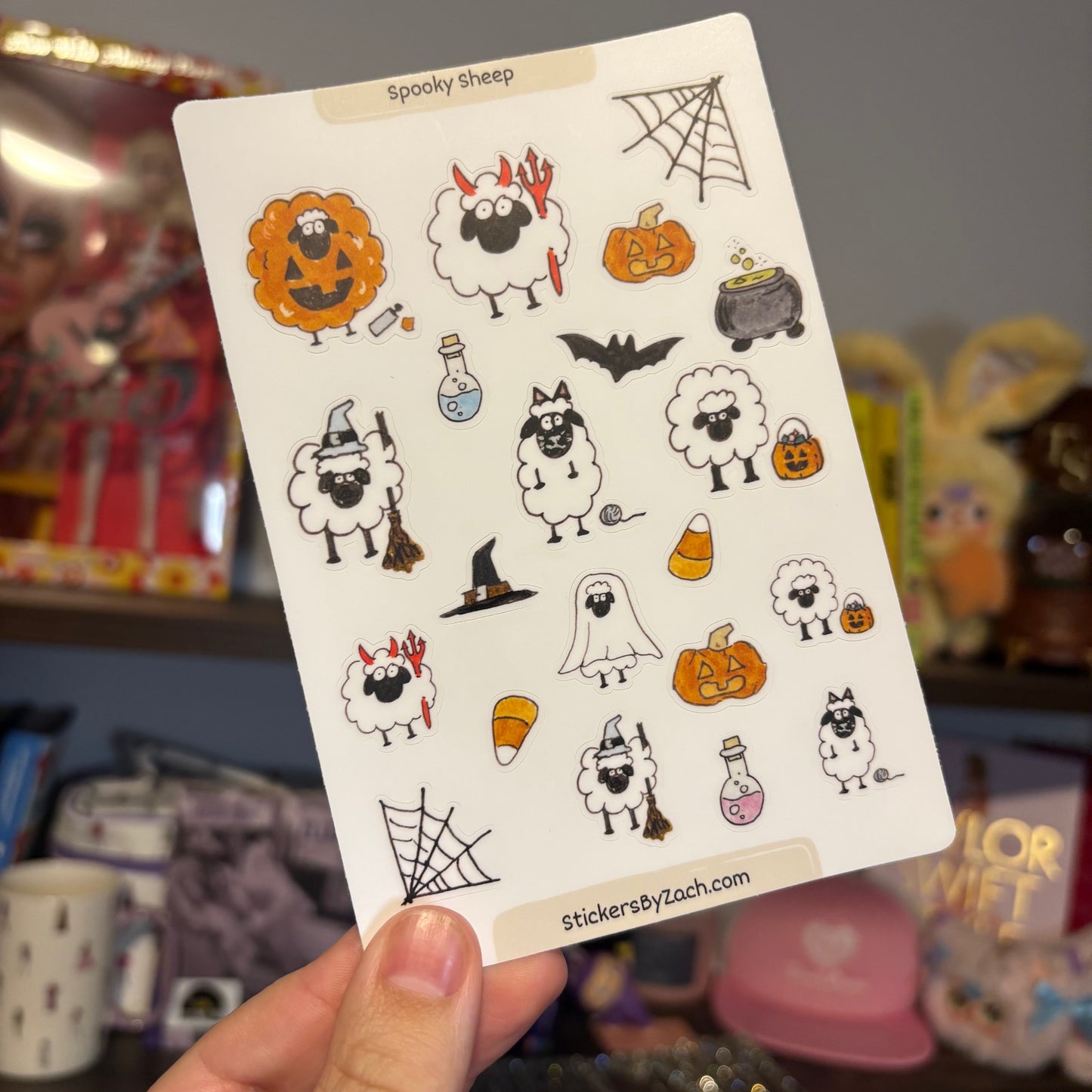 Spooky Sheep | Sticker Sheet