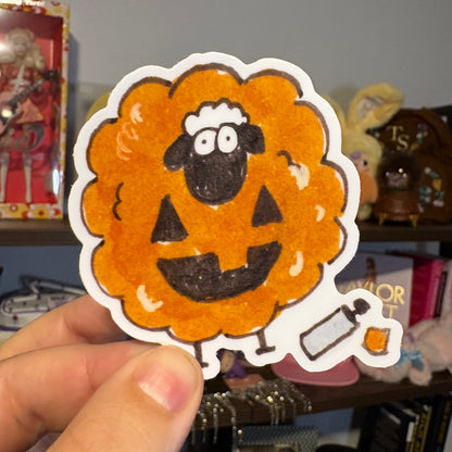 Spooky Sheep | Single Sticker