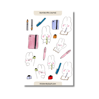 Bunnies Who Journal | Sticker Sheet