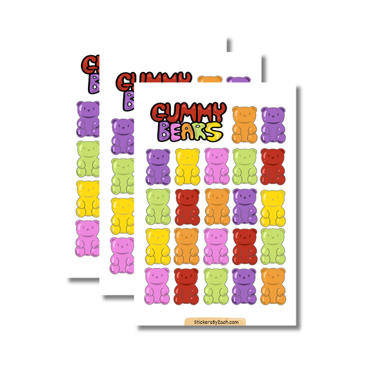 Gummy Bears | Sticker Sheet