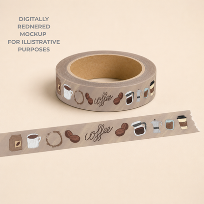 (PRE-ORDER) Coffee Lovers | Washi Tape
