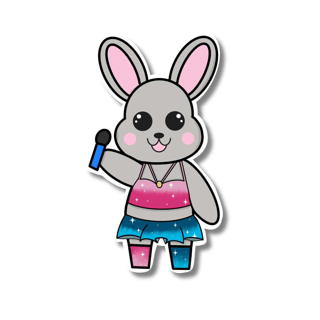 1989 Bunny | Hare-ras Tour Series | Single Sticker