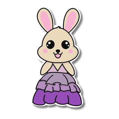 Speak Bunny | Hare-ras Tour Series Sticker | Single Sticker