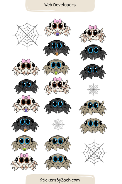 Web Developers | Sticker Sheet